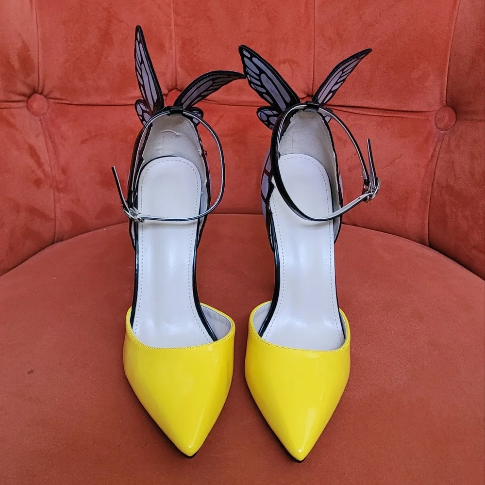 Unbranded Women Fashion Butterfly High Heel Sandals Size 39 - Picture 4 of 9